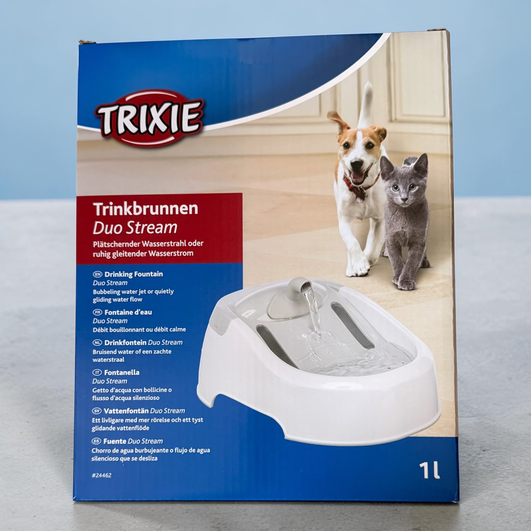 Fontanella Automatica per Cani e Gatti Duo Stream 1 L - TRIXIE