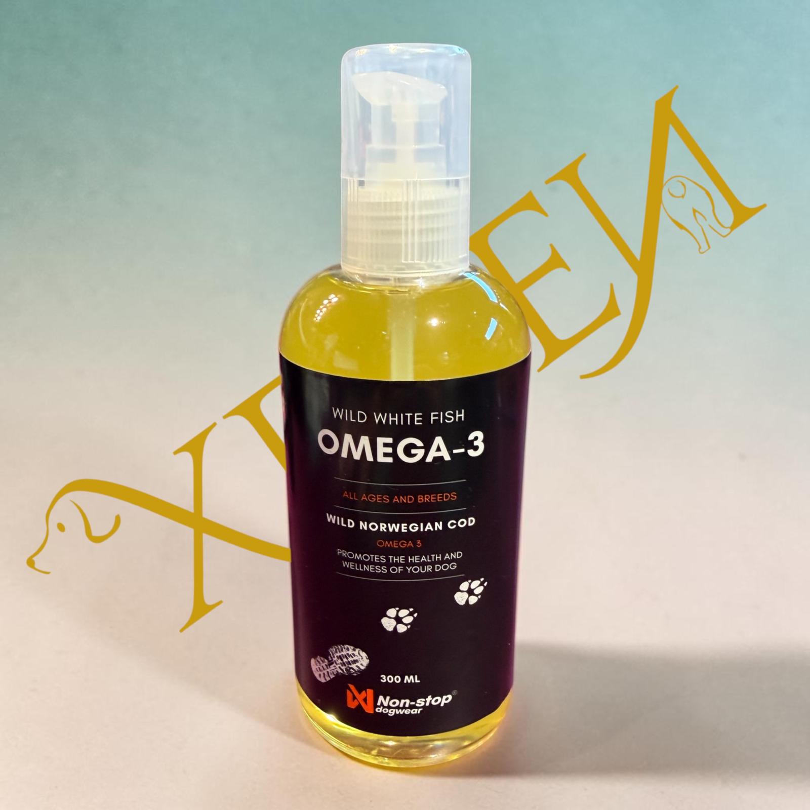 Olio di Pesce Bianco Selvatico 300 ml Wild White Fish Omega-3 - Non-stop Dogwear