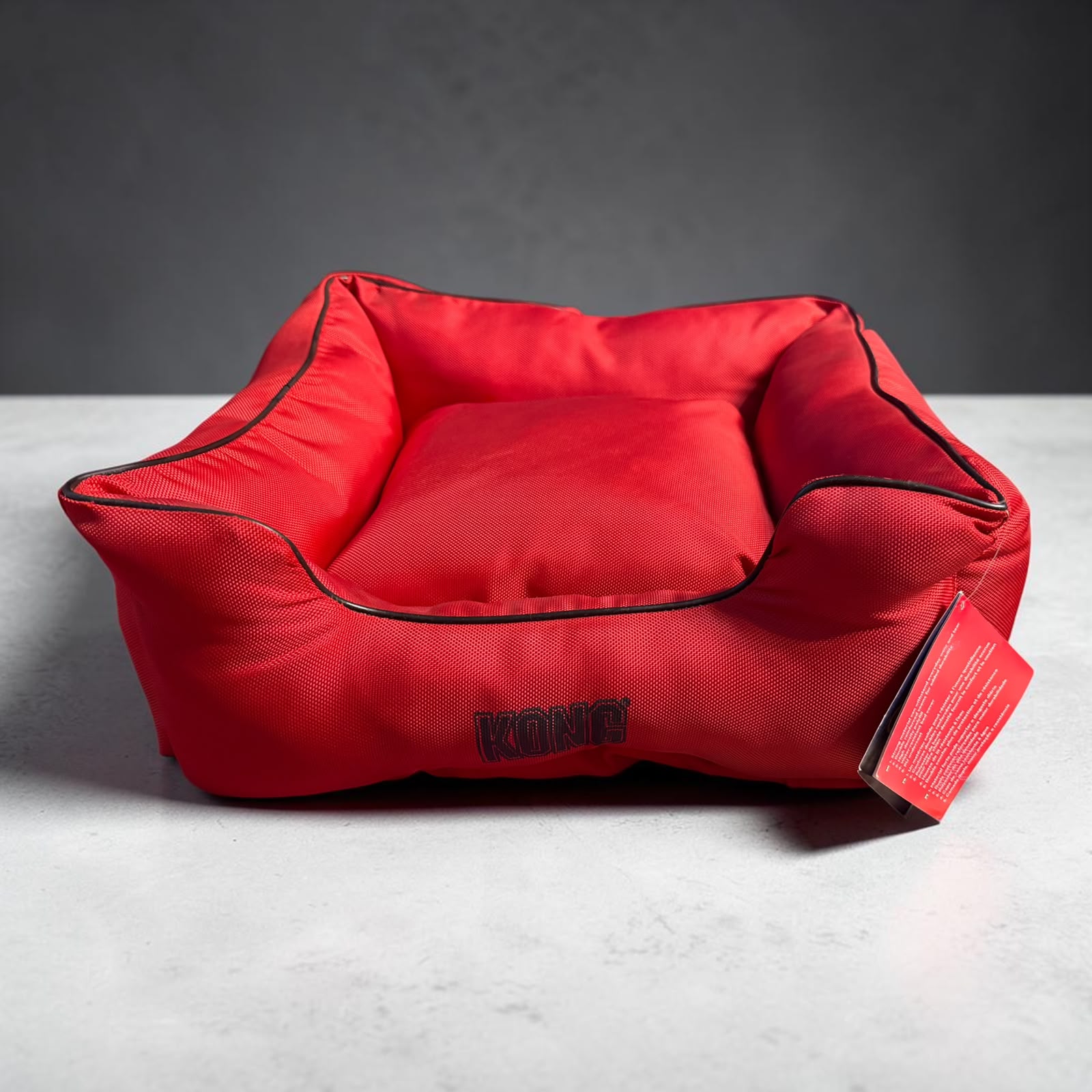 Cuccia Morbida con Bordi Rialzati Lounger Bed Rossa - KONG