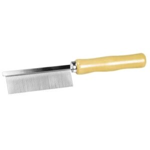 Pettine in metallo denti fini 17x3 cm - RECORD