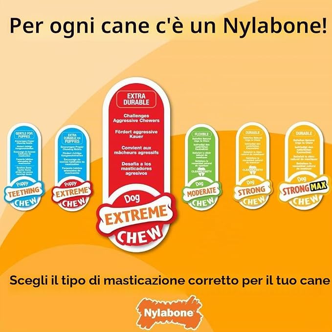 Nylabone Power Chew Baguette Large – Gioco da Masticare al Gusto Pollo Arrosto - immagine 2