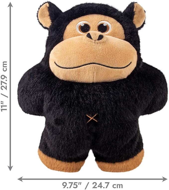 Peluche gigante con squeaker a corpo intero Snuzzles Gorilla XL - KONG - immagine 5