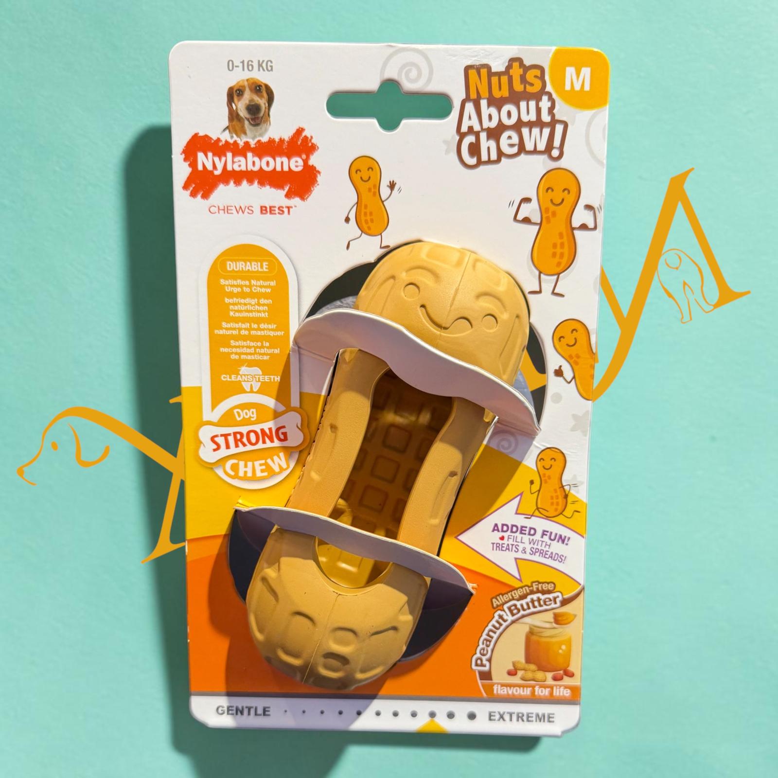 Gioco Riempibile per Cani Peanut Butter Strong Treat Toy Medium – Nylabone