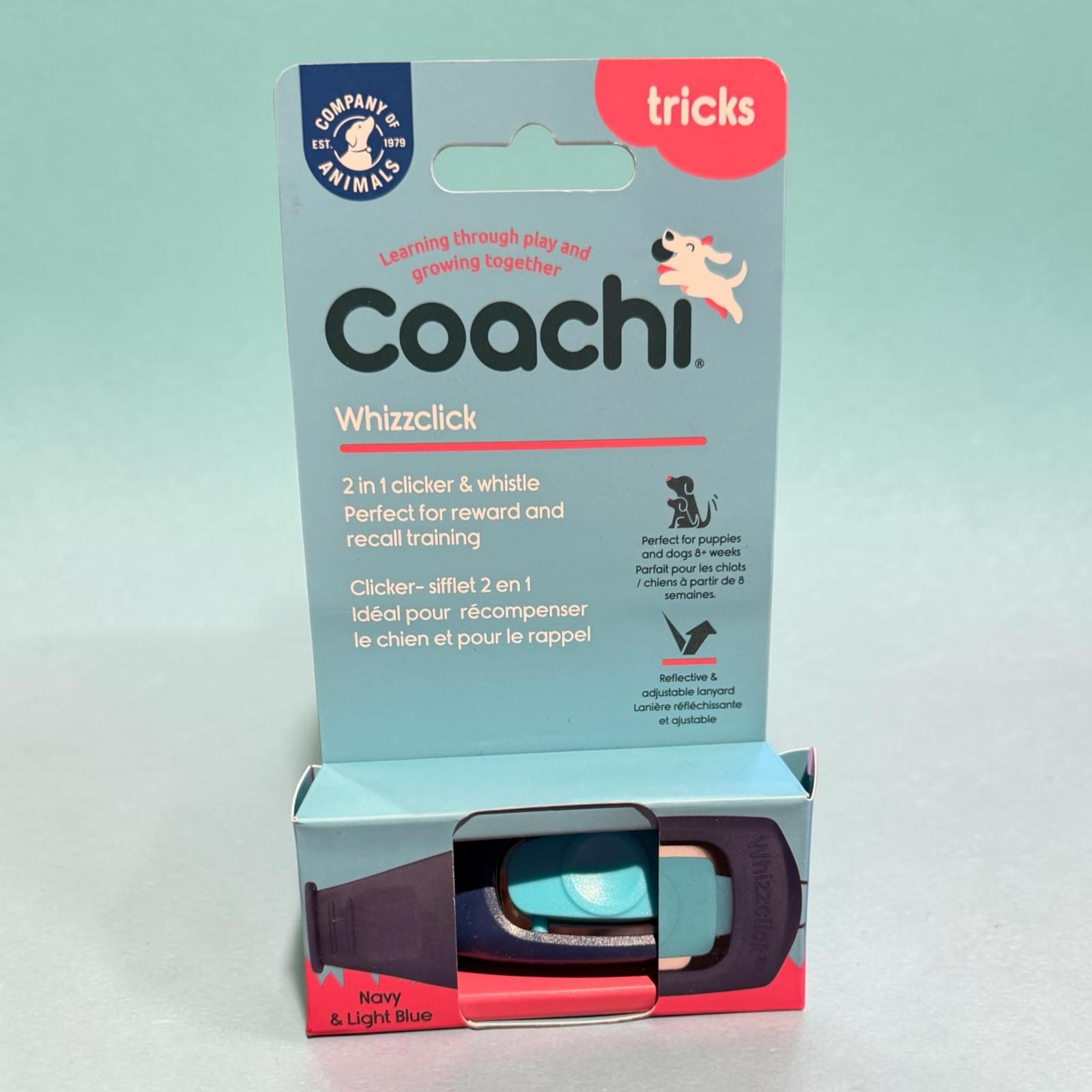 Clicker e Fischietto 2 in 1 per Addestramento Whizzclick - Coachi