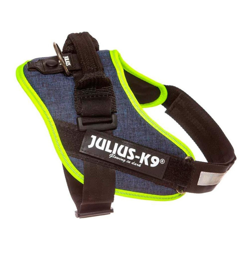 Pettorina Julius-K9 IDC® Power Blu con profili giallo fluo Taglia L/1 –  Julius-K9