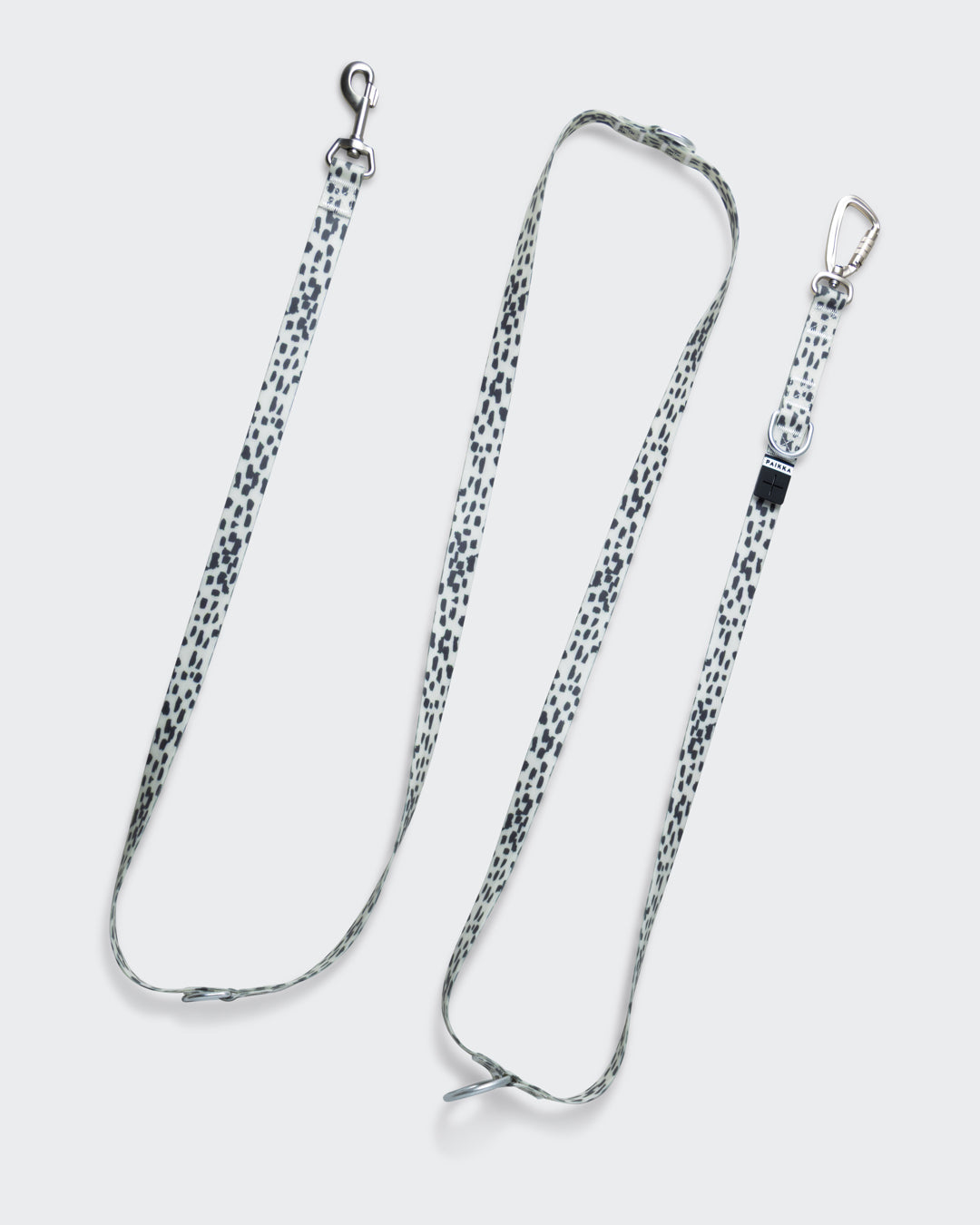 Guinzaglio multifunzione luminoso Glow Multi-Leash 2.0 Nero e bianco - PAIKKA
