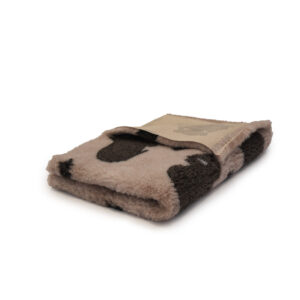 Vet Bed morbido, caldo e antiscivolo marrone con motivo capibara 150x100 cm