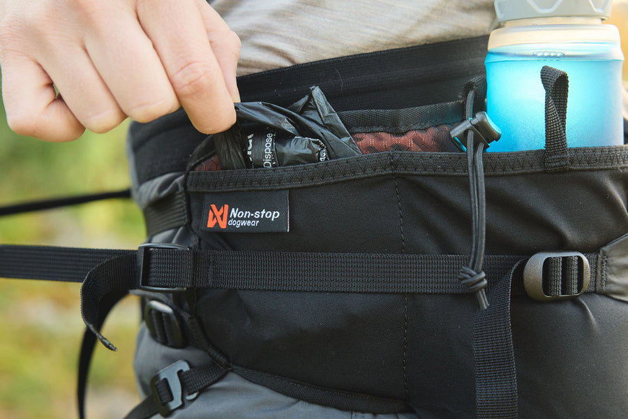 Cintura multifunzionale per passeggiate e trekking con il cane Trail Light Belt - Non-stop dogwear - immagine 4